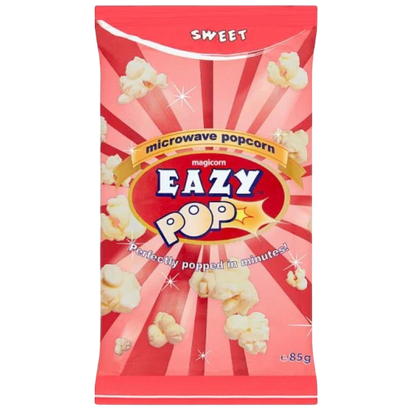EAZY MICROWAVE POPCORN SWEET 16X85G