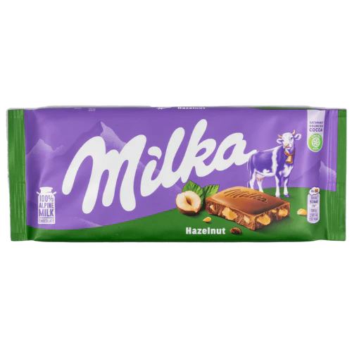 Milka Chocolate Hazelnut 25x80g