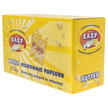 EAZY MICROWAVE POPCORN BUTTER 16X85G
