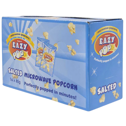 EAZY MICROWAVE POPCORN SALTED 16X85G
