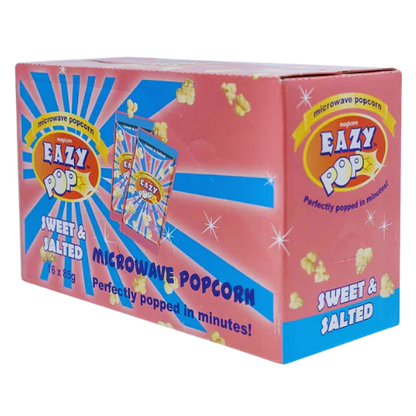 EAZY MICROWAVE POPCORN SWEET &SALTY 16X85G