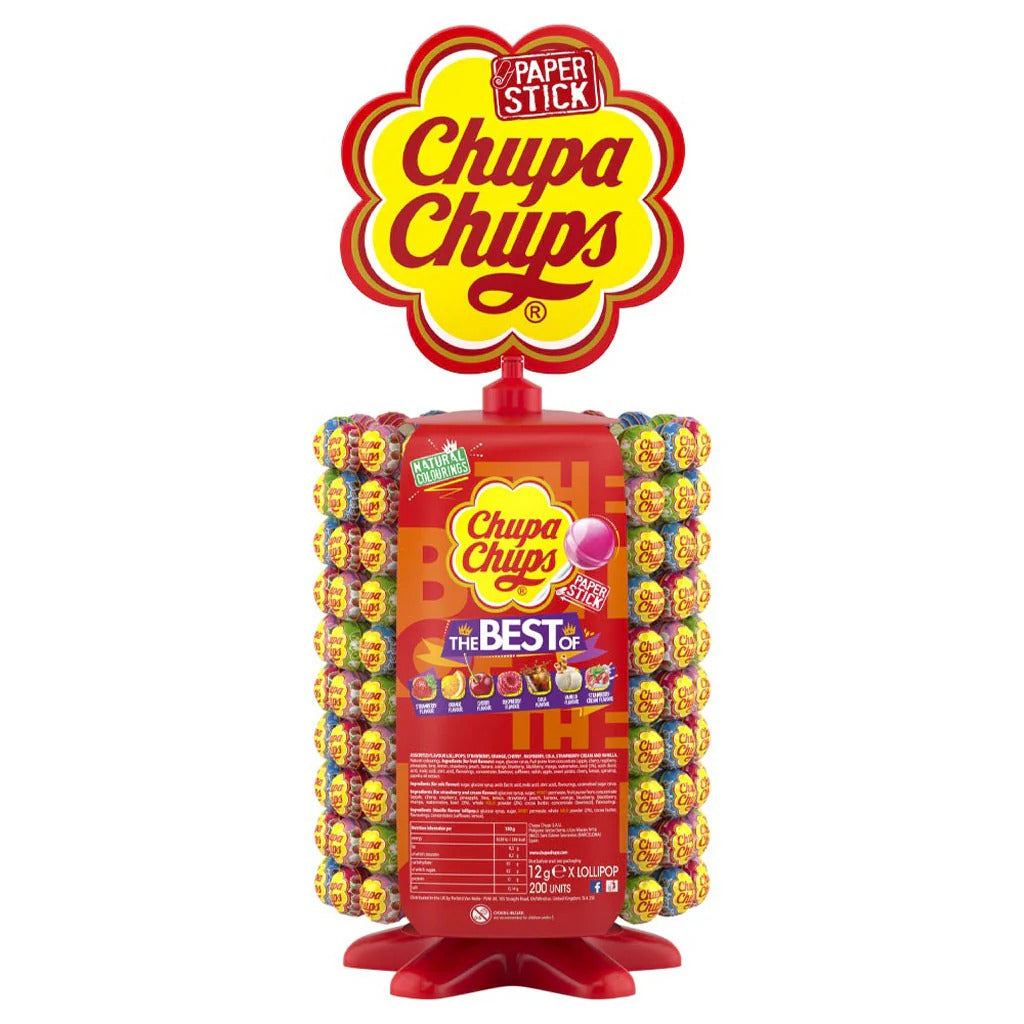 CHUPA CHUPS WHEEL 200 LOLLIPOPS