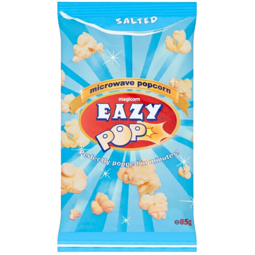 EAZY MICROWAVE POPCORN SALTED 16X85G