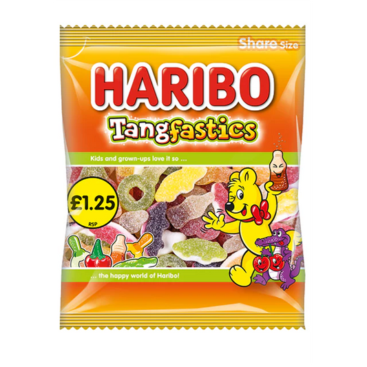 HARIBO TANGFASTICS 12×140G PMP £1.25
