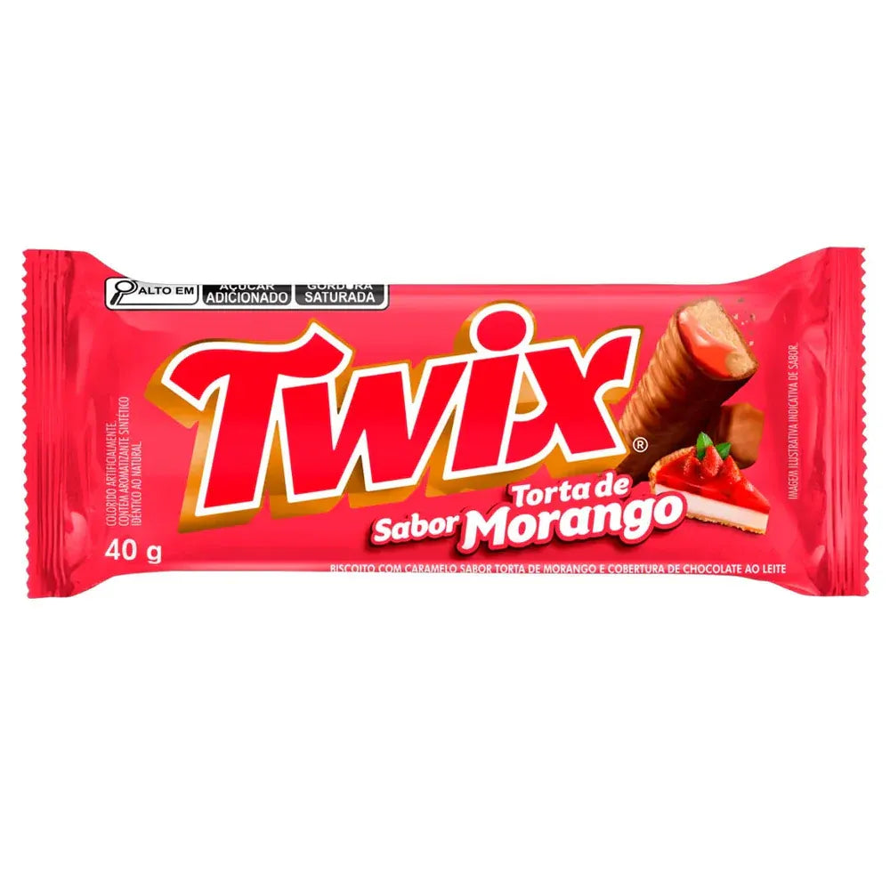 TWIX BRAZIL STRAWBERRY 18X40G