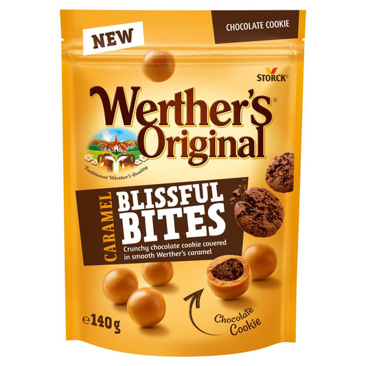 WERTHERS ORIGINAL CARAMEL BITES COOKIE 16X140G